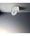 28W RA90 Påbygningsspot - Ø17,8 cm, Højde: 8,7 cm, CCT, 3 lyskulører, hvid