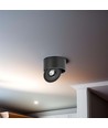 28W RA90 Påbygningsspot - Ø17,8 cm, Højde: 8,7 cm, Sort, CCT - 3 lyskulører