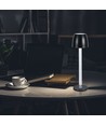 3W genopladelig LED bordlampe, touch dæmpbar - 3000K, 1800mAh, sort, DC 5V