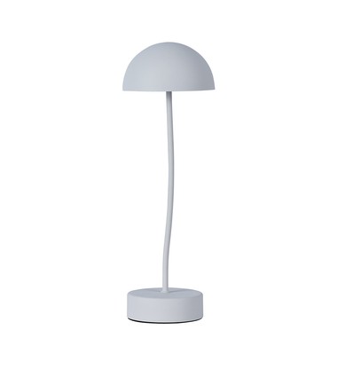 3W genopladelig LED bordlampe med touch dæmp - 3000K, hvid, 5V, inkl. batteri