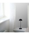 3W genopladelig bordlampe - Touch dæmpbar, sort, 3000K, transportabel, inkl. batteri