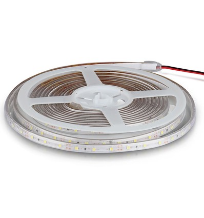 5m 4,2W/m stænktæt LED strip - 12V, IP65, 60 LED pr. meter