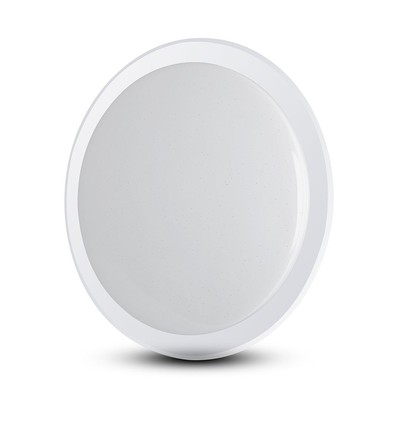 24W LED loftlampe - Kompatibel med Amazon Alexa Google Home, RGB+WW+CW, stjerne dæksel