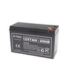 12V / 7Ah blybatteri - 151x65x100mm, genopladeligt, VRLA AGM batteri