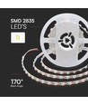 5m 18W/m LED strip, 135lm/W - 24V, 238 LED pr. meter, IP20, 6400K, dæmpbar