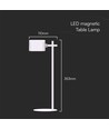 Opladelig 3-i-1 LED lampe - Magnetisk, dæmpbar, CCT, op/ned lys, hvid, inkl. fod og 2 stk. monteringsbeslag