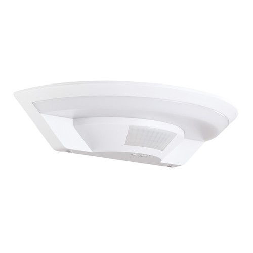 10W LED væglampe med sensor, Samsung chip - IP54, 900lm, hvid, 5 års garanti