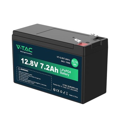 7.2Ah-L Lithium Batteri - 12.8V, 7.2 Ah