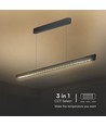 36W LED lineær hængelampe - Samsung-linse, type 3i1, sort