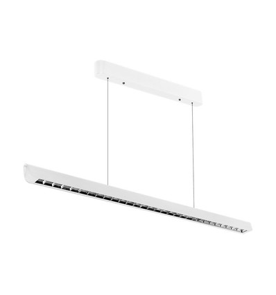 36W LED lysskinne til ophæng - 3-i-1 CCT, Samsung LED, 120cm, sort/hvid, inkl. wireophæng