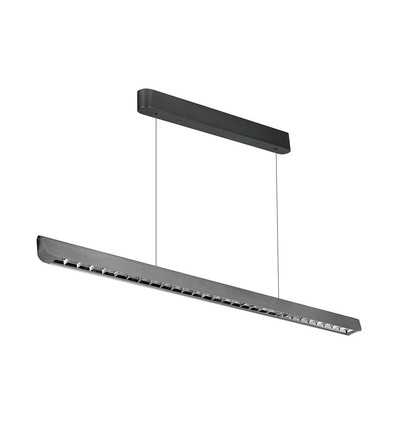 36W LED lineær pendel med Samsung LED - Matt grå, 120cm, CCT, 3-i-1 farve, IP20