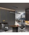 36W LED lineært pendelarmatur - CCT, sort, 2880lm, inkl. wireophæng