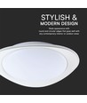 LED Designer Domelight 30W/60W/30W - Fjernbetjening, Dæmpbar, Fantomcover