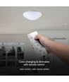 LED Designer Domelight 30W/60W/30W - Fjernbetjening, Dæmpbar, Fantomcover