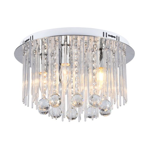 LED Designer Loftlampe - Krystal Lampe, Klar, Hylster E14