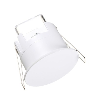 Tilstedeværelsessensor - 3m radius, IP54, Hvid Hus