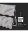 500W LED projektør med Samsung chip - 135lm/W, IP65, sort, udendørs, 67500lm