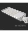 100W LED Gadelampe - Samsung Chip, Adaptor, 6500K