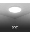 LED Designer Dome Lampe - 20W/40W/20W, Fjernbetjening, Victory Hvidt Dæksel, Dæmpbar
