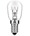 E14 25W Halogen køleskabspære - 130lm, Maks. -20°C