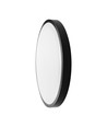 18W LED sensorlampe - IP44, Ø29,5cm, Sort kant, indbygget sensor, fjernbetjening, inkl. lyskilde