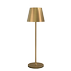 Calida Opladelig bordlampe - udendørs, 2700K, RA97, dæmpbar, messing