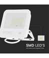50W LED projektør - IP65, Hvid, arbejdslampe, Samsung chip, 6500K, grå matteret glas