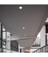 12W Ø8,6cm Blændfri CCT Downlight RA90 - Hul: Ø7,5 cm, Mål: Ø8,6 cm, 3 lyskulører, hvid front, Honeycomb