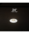 12W Ø8,6cm Blændfri CCT Downlight RA90 - Hul: Ø7,5 cm, Mål: Ø8,6 cm, 3 lyskulører, hvid front, Honeycomb