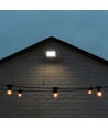 50W LED projektør CCT - IP65, Grå hus, 3 lyskulører