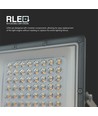 50W LED projektør CCT - IP65, Grå hus, 3 lyskulører