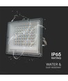 50W LED projektør CCT - IP65, Grå hus, 3 lyskulører