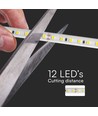 50m 10,5W/m stænktæt LED strip - IP65, 121 LED pr. meter, 4000K, 1000lm/m