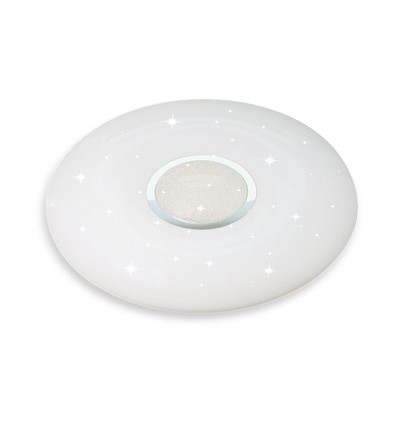 40W Designer Dome LED loftslampe med stjerneeffekt - 4000lm, dæmpbar, CCT, fjernbetjening, Ø39cm