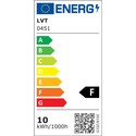 Restsalg: E27 - 1W LED pære, 60lm, 360 grader, ST14 - 10 stk.