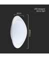 40W LED designer loftslampe med fjernbetjening - 4000lm, dæmpbar, CCT, phantom cover, Ø50cm
