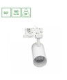 8W 3-faset Skinnespot 3i1 - 25°, CCT, Hvid