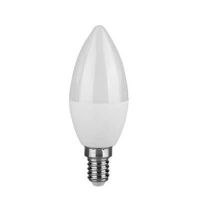 E14 6,5W LED kertepære - 600lm, plast, fås i 4000K og 6500K