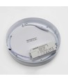 18W Dæmpbar LED loftslampe - Ø22,5cm, Højde: 3,9cm, Hvid kant