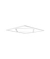 Hexagon Diamant 60x60 LED Panel, 60W - Højde:15mm, 100lm/W, Hvid kant