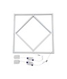 Hexagon Diamant 60x60 LED Panel, 60W - 100lm/W, Hvid kant