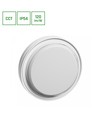 15W Pastilo LED loftlampe - 1800lm, IP54, IK10, 3CCT, Ø22,1cm, hvid kant