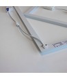 Hexagon Diamant 60x60 LED Panel, 60W - Højde:15mm, 100lm/W, Hvid kant