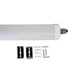 120cm 36W vandtæt komplet LED armatur, gennemfortrådet - 4320lm, 120lm/W, IP65