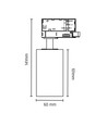 3-faset GU10 MADARA ALTRO RING - 250V, IP20, 6x10.1x14.1cm, Hvid, Uden lyskilde