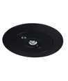 3W LED nødbelysning spot til loft - Hul: Ø7,5-12,5cm, 3 timers batteri, Sort