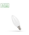 E14 5,5W LED kertepære - C35, filament mat glas, varm hvid, 610lm