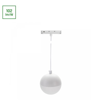 10W SHIFT BASIC GLOBE PENDANT - 48V, pendel til skinnesystem