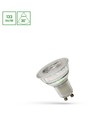 LED GU10 7,5W - 230V, 30° varm hvid, glas m/ linse, Spectrum Premium