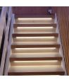 Trappe LED COB stripsæt 11W pr. trin - 24V DC, IP20, Op til 16 trin, med sensor